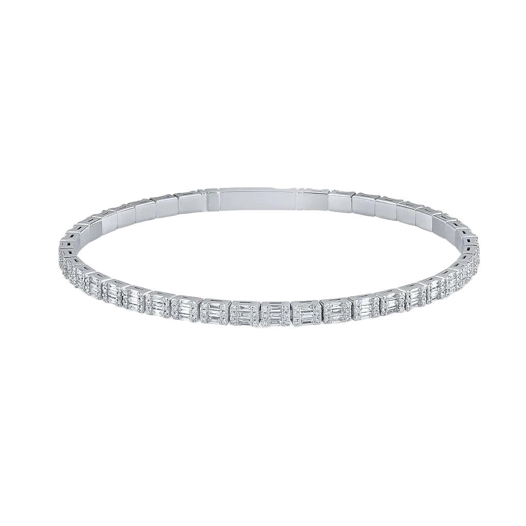 The Illusion Baguette Bangle
