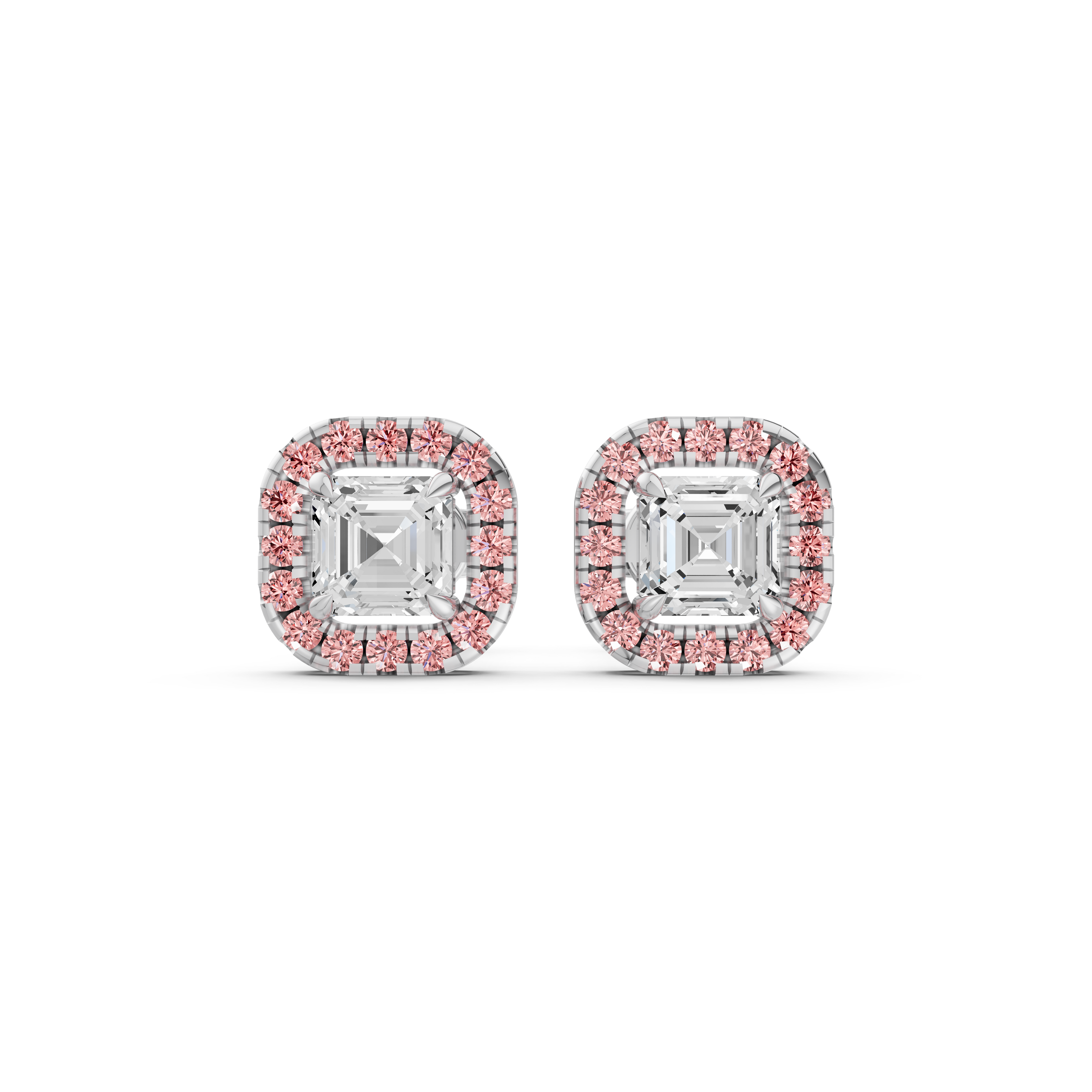 The Blush Deco Halo Studs
