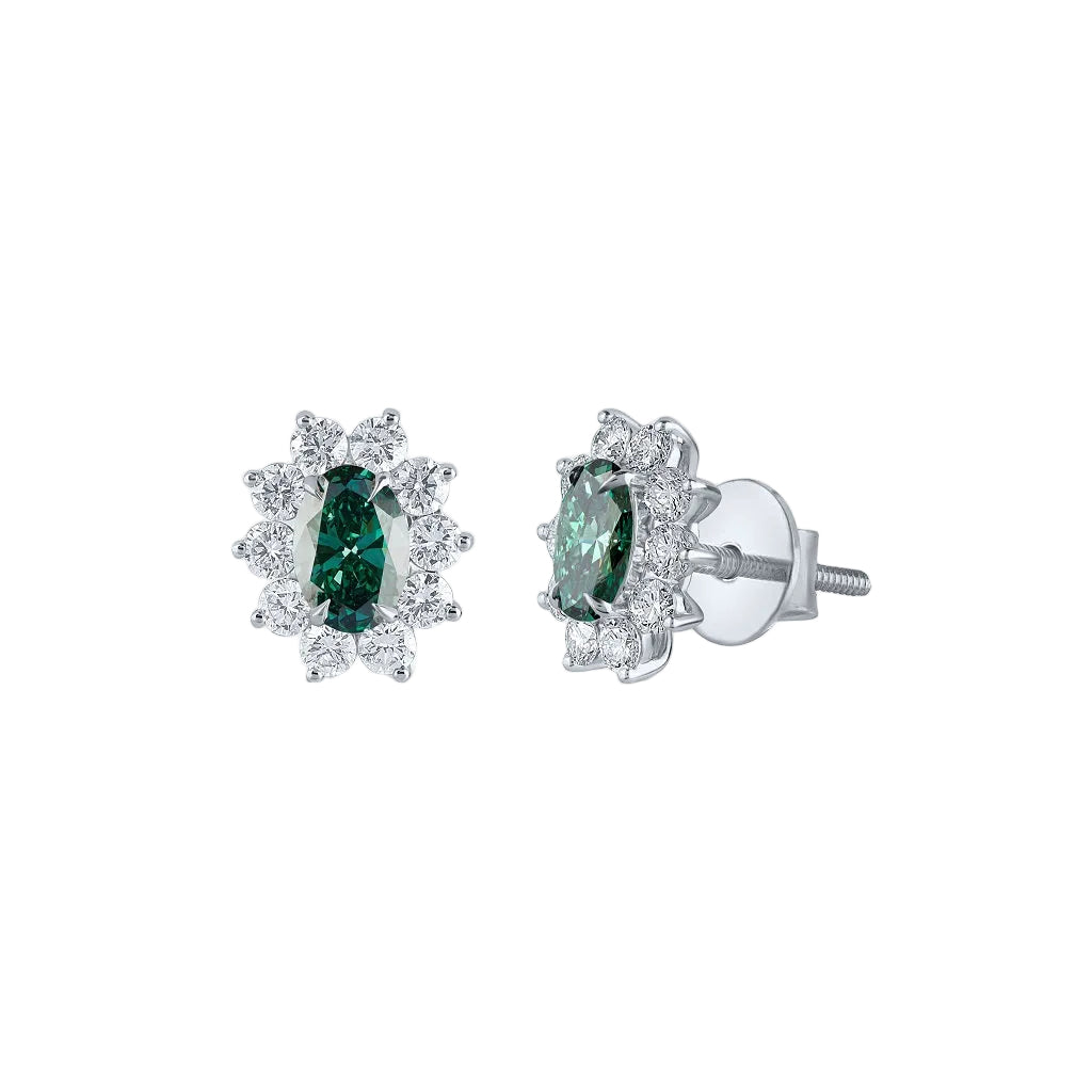 Forest Bloom Halo Studs