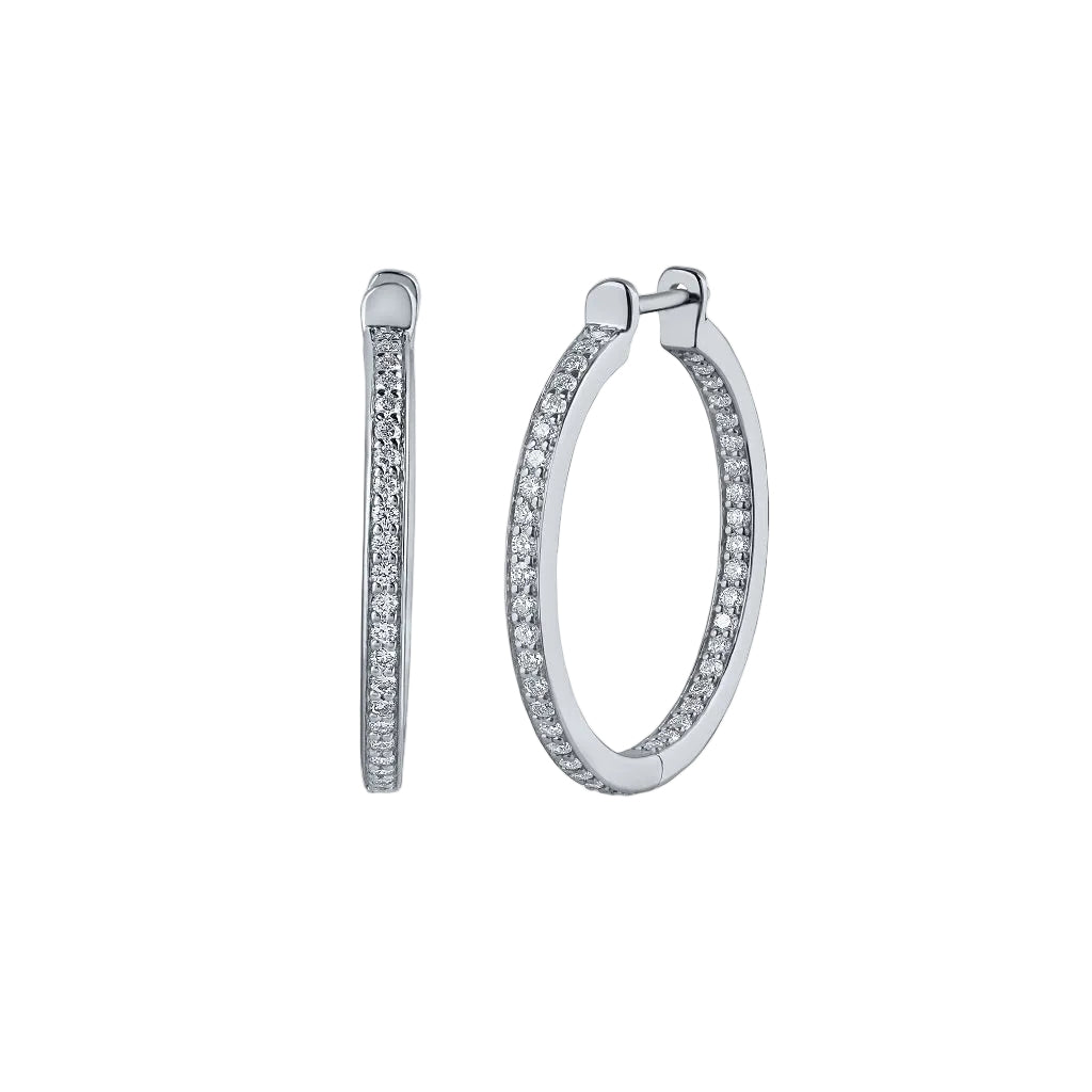 The Luna Pavé Hoops