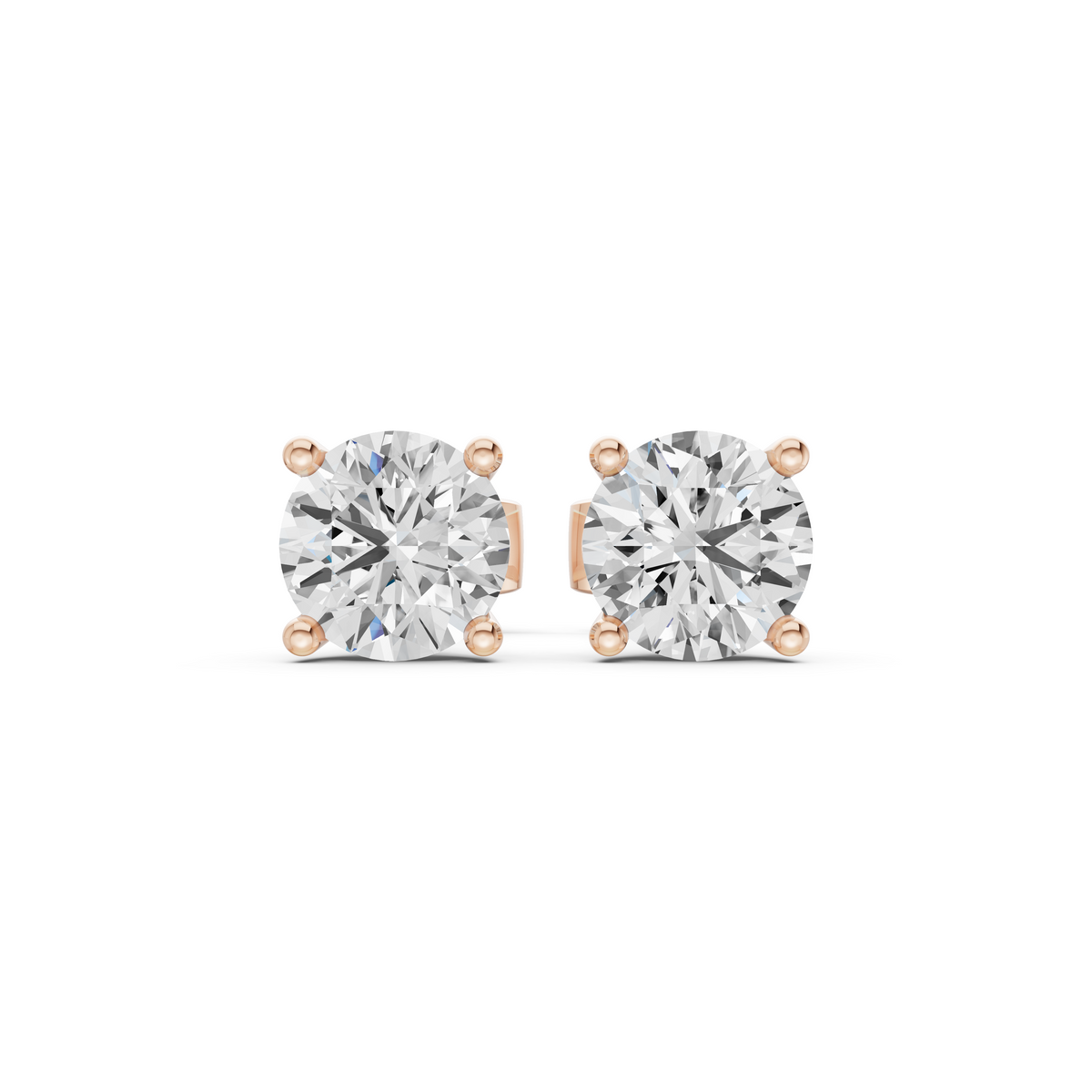 The Etoile Solitaire Stud Earrings