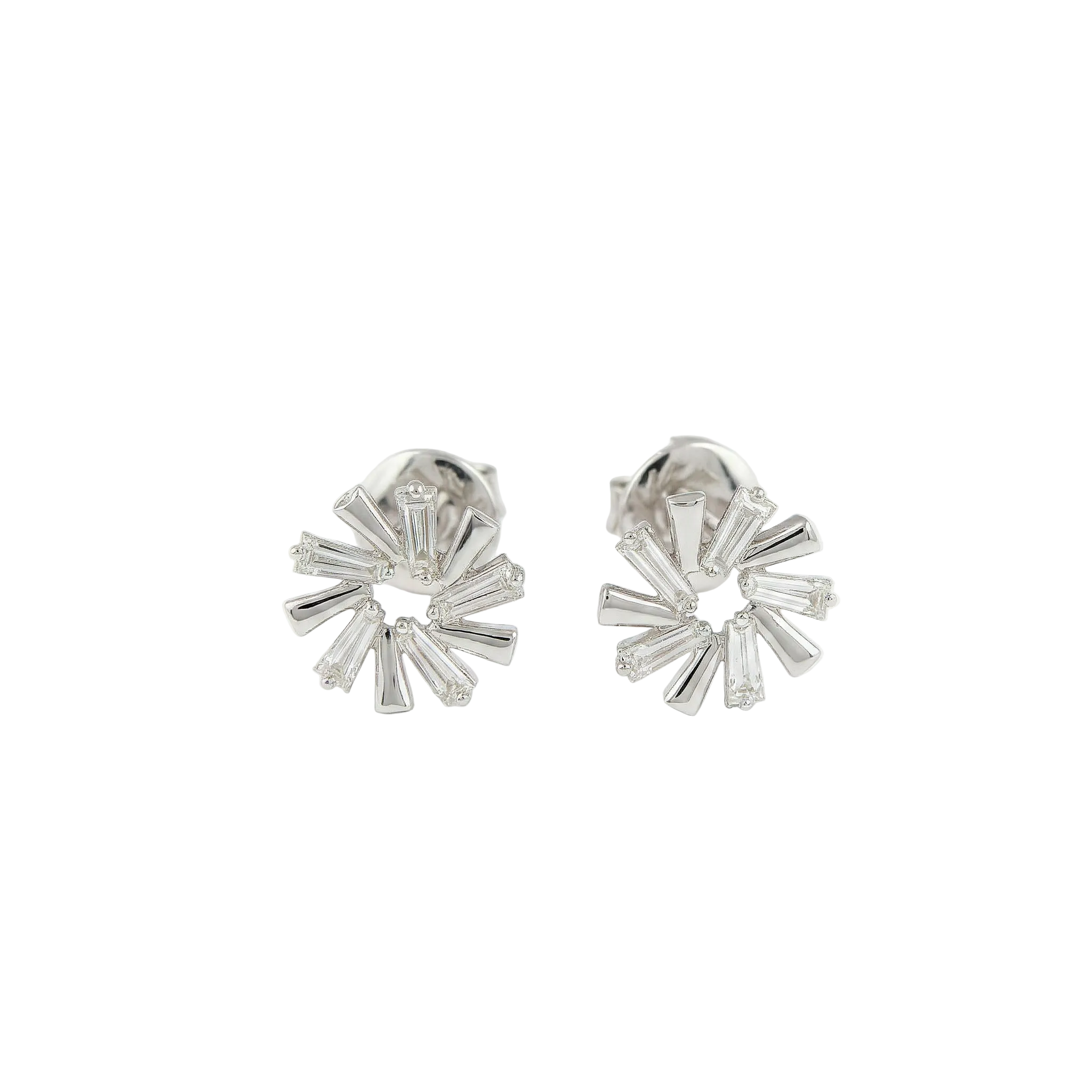 Baguette Pinwheel Studs