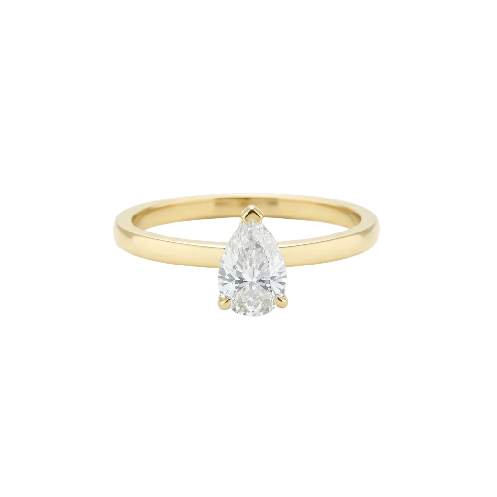 The Pear Radiance Ring