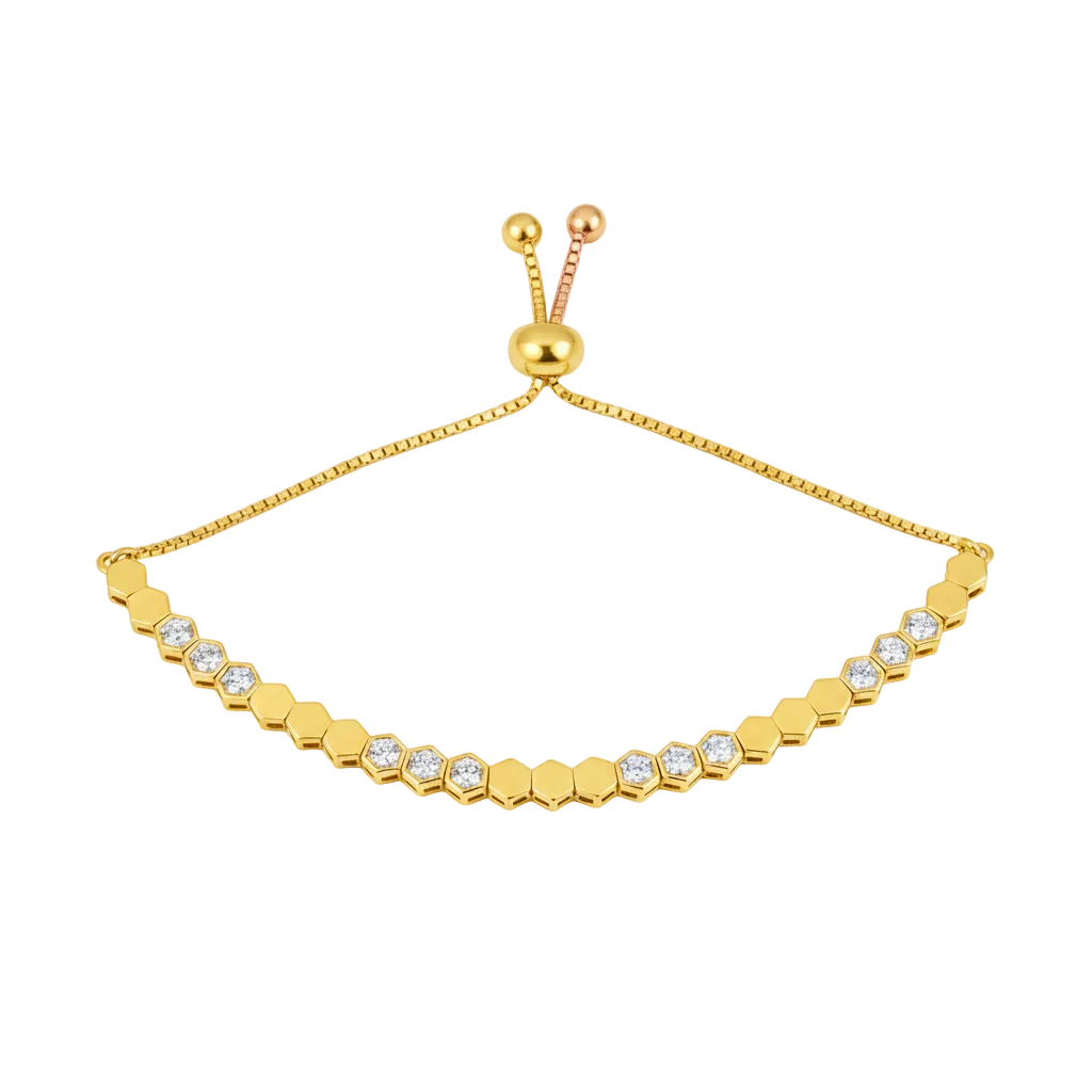 The Honeycomb Bolo Bracelet