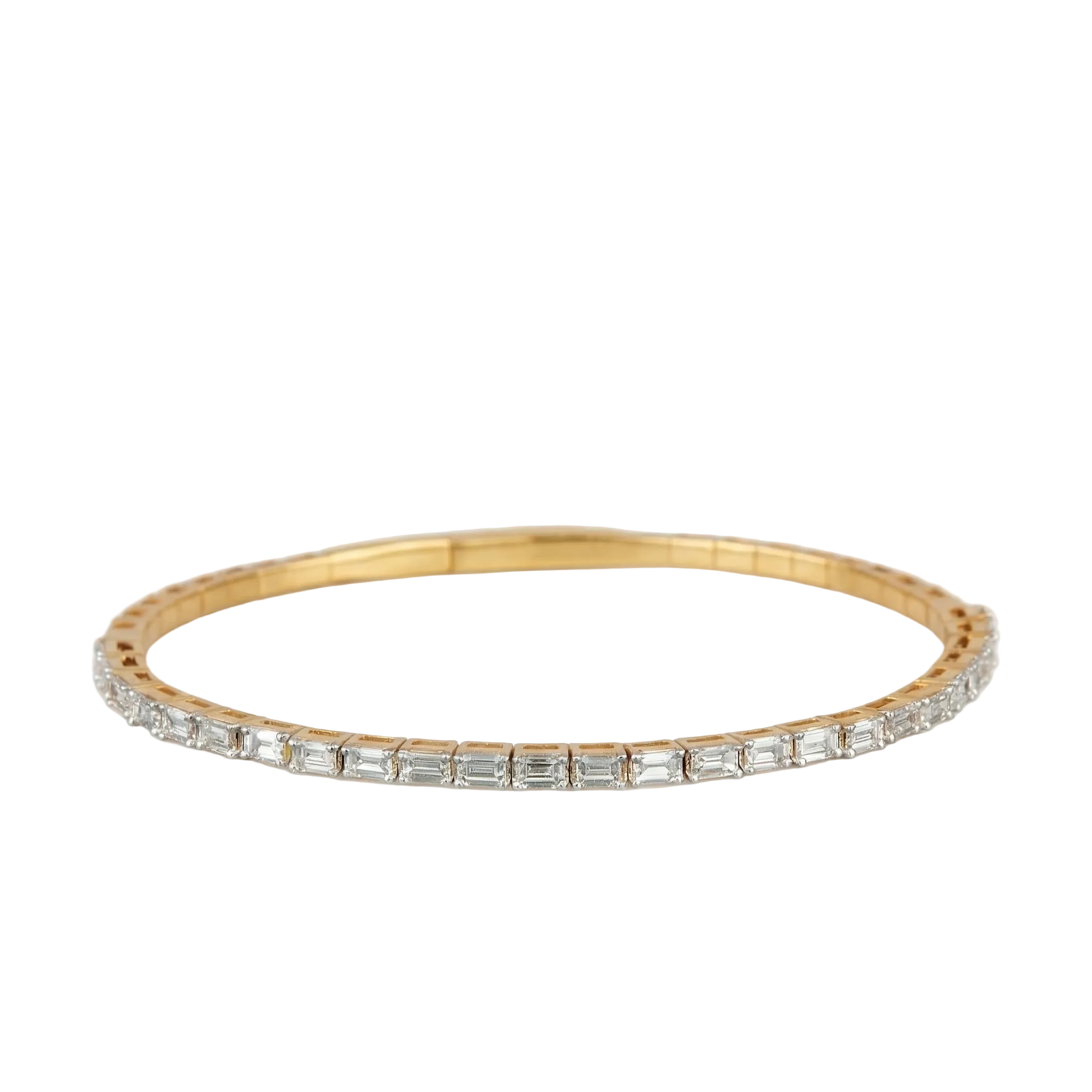 Emerald-Cut Diamond Bracelet
