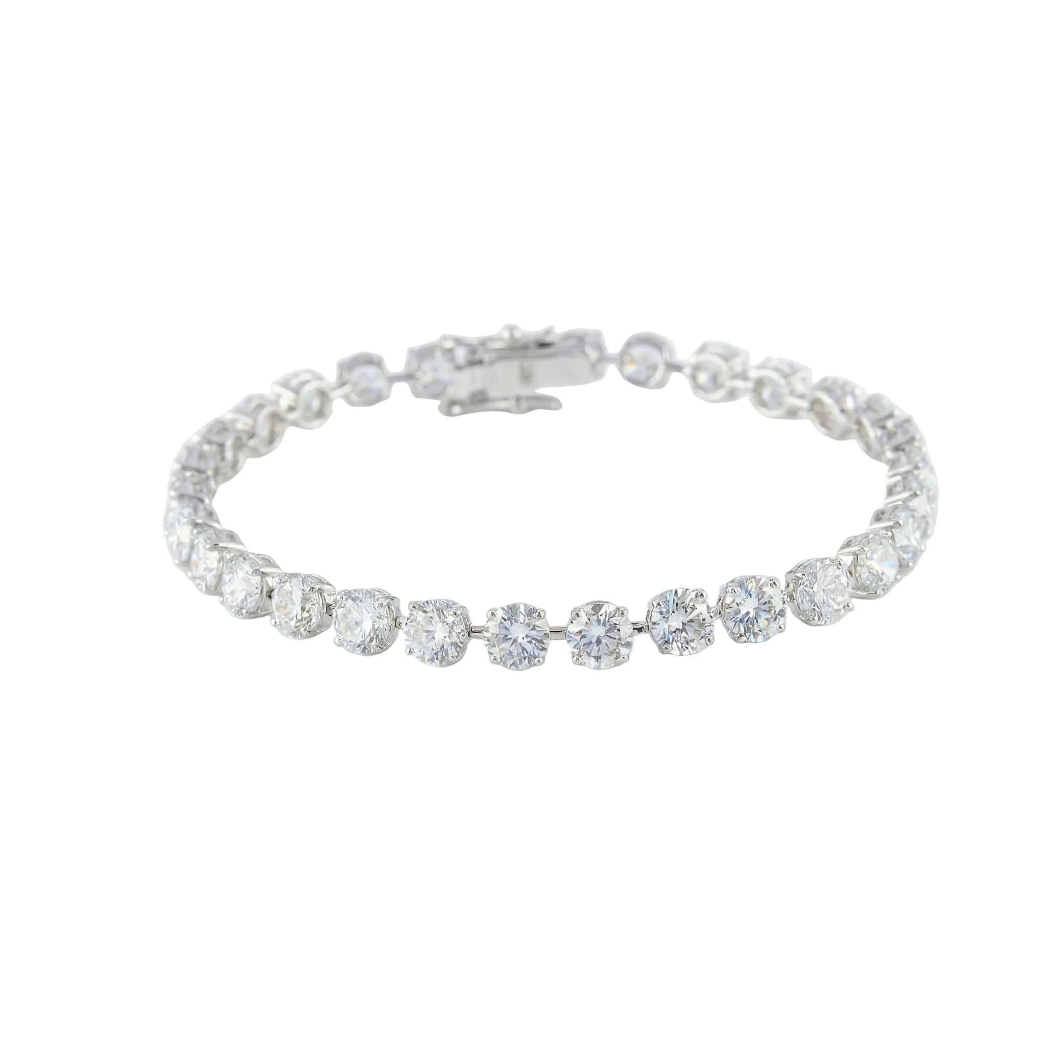 Round Brilliant Imperial Tennis Bracelet