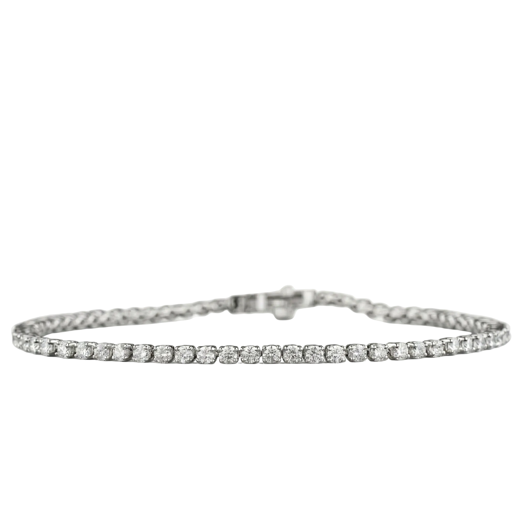 Round Brilliant Essential Tennis Bracelet
