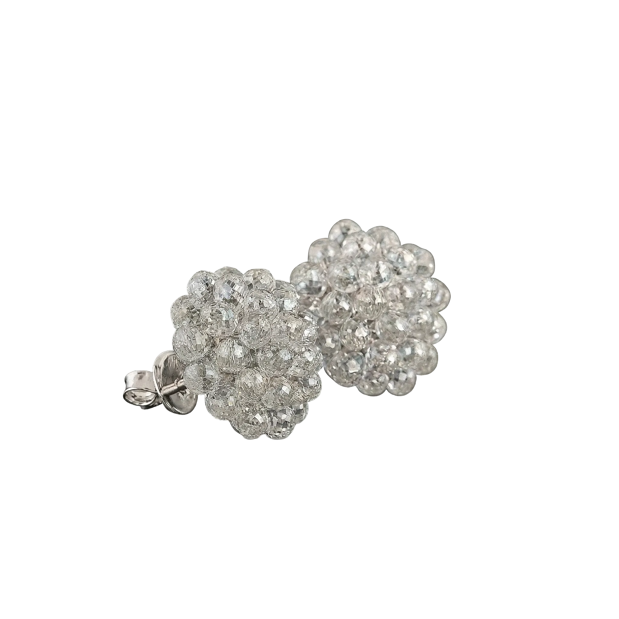 Diamond Orb Statement Studs