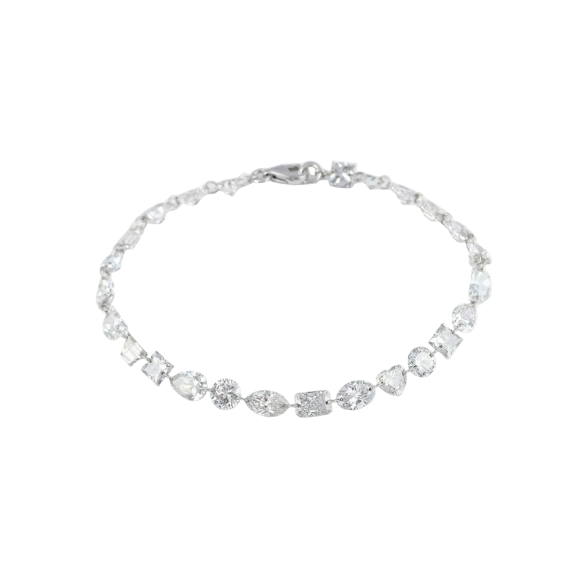 Multi-Shape Symphony Tennis Bracelet