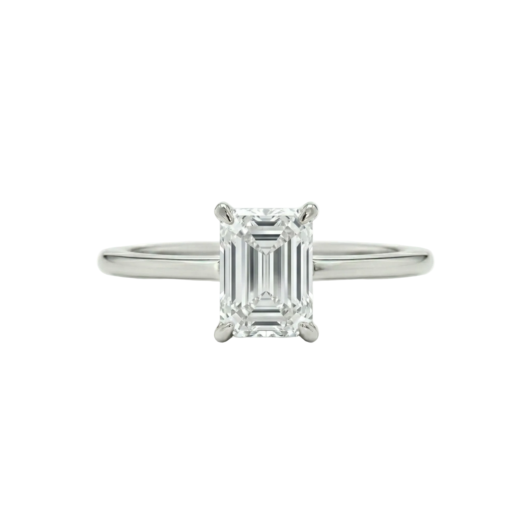 Emerald-Cut Essential Solitaire