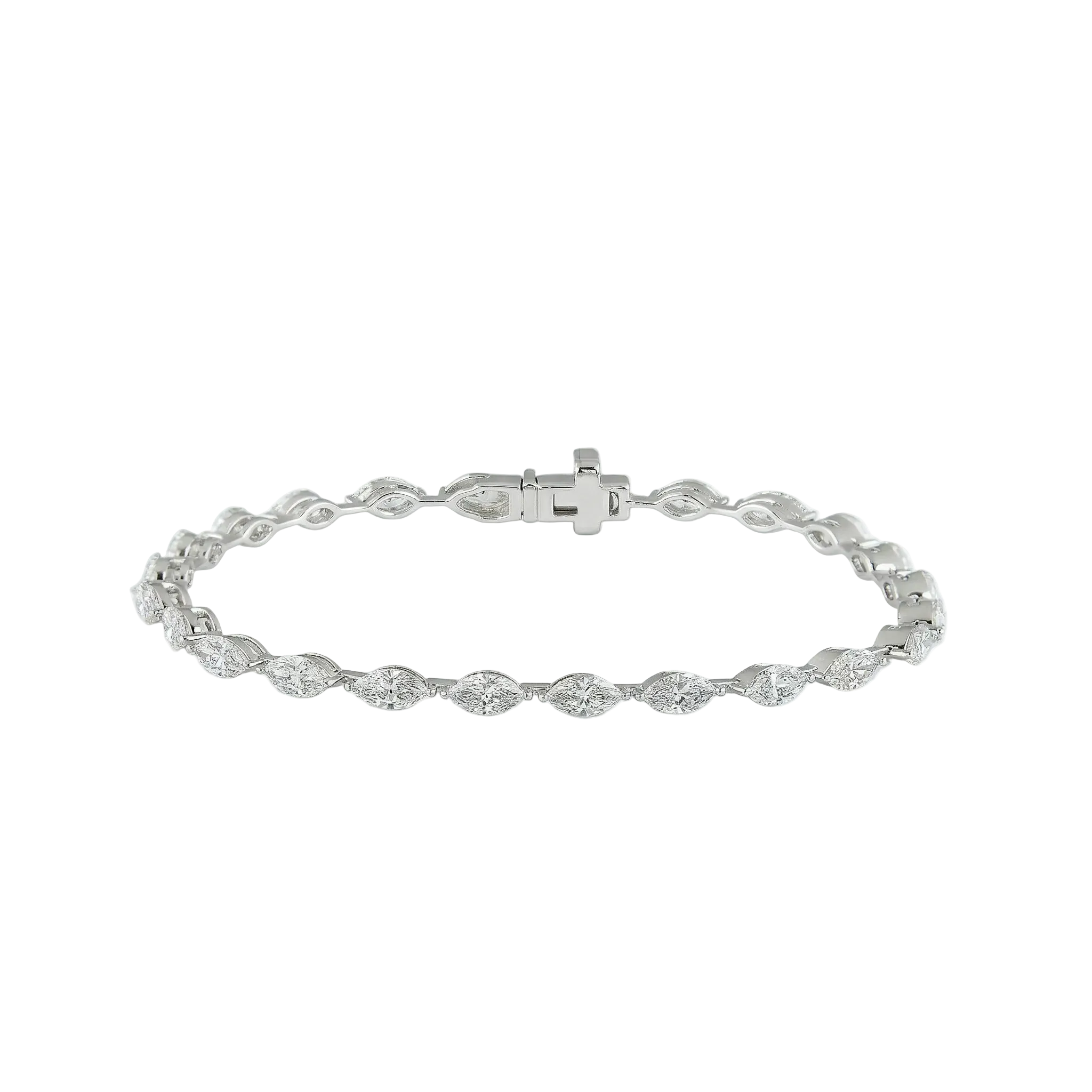 Marquise Diamond Tennis Bracelet