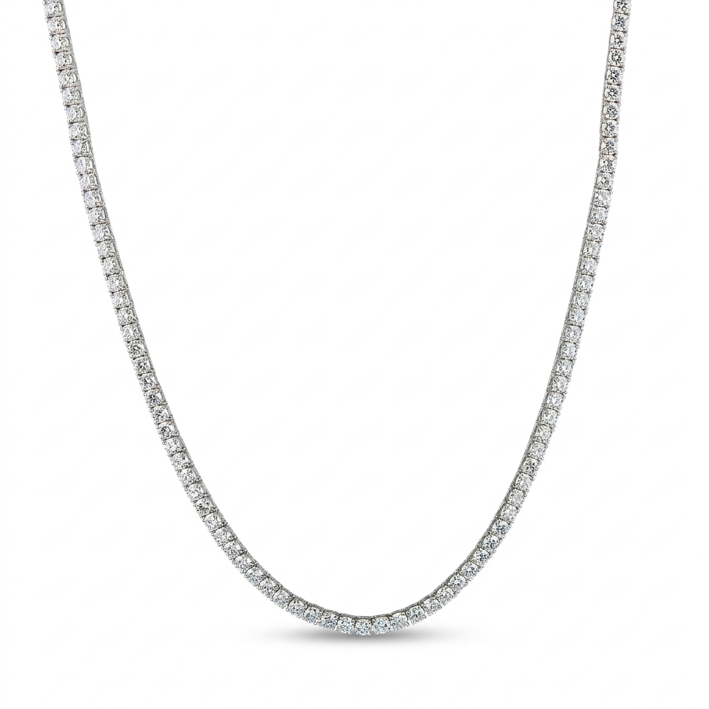Classic Graduated Tennis Necklace