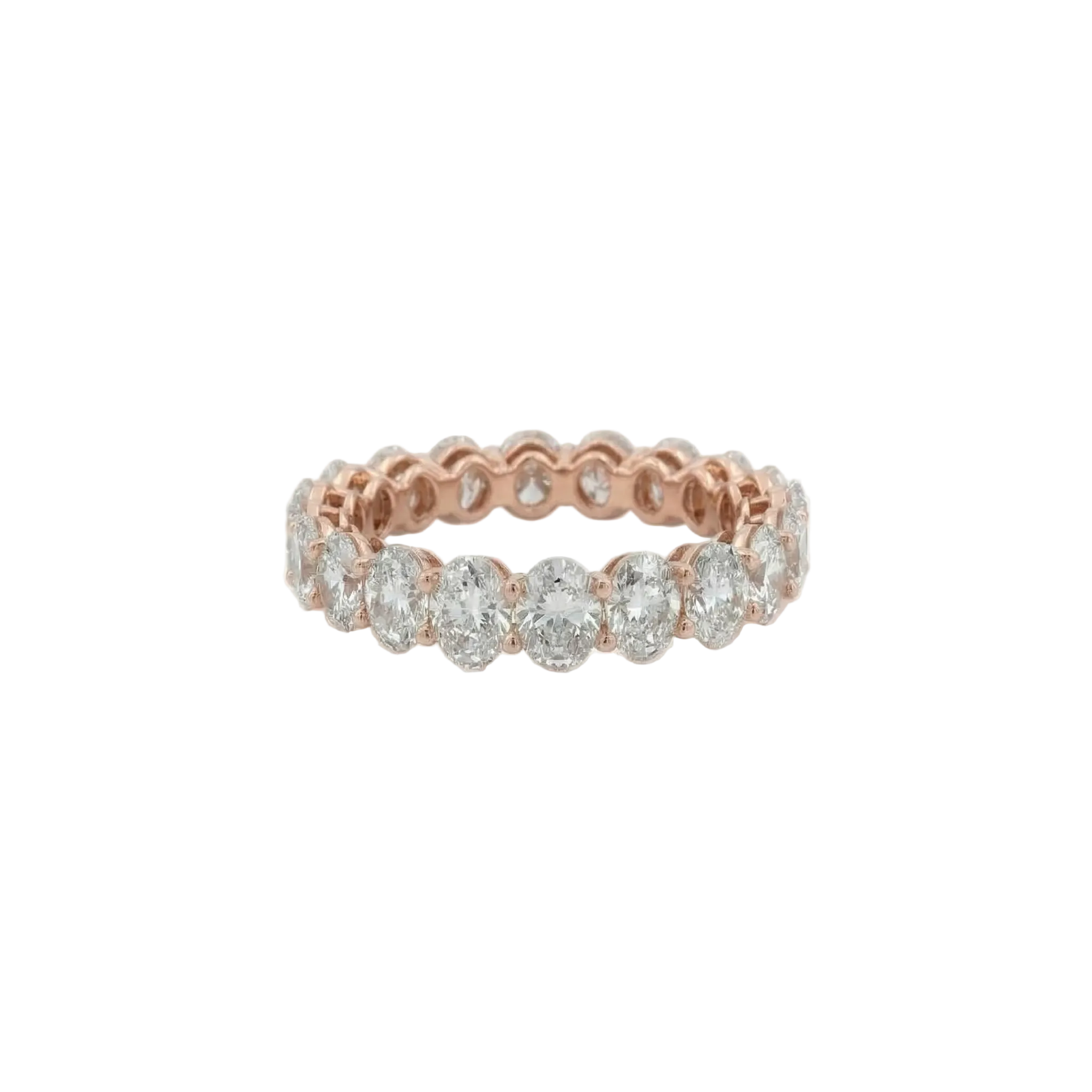 Oval Diamond Eternity Band