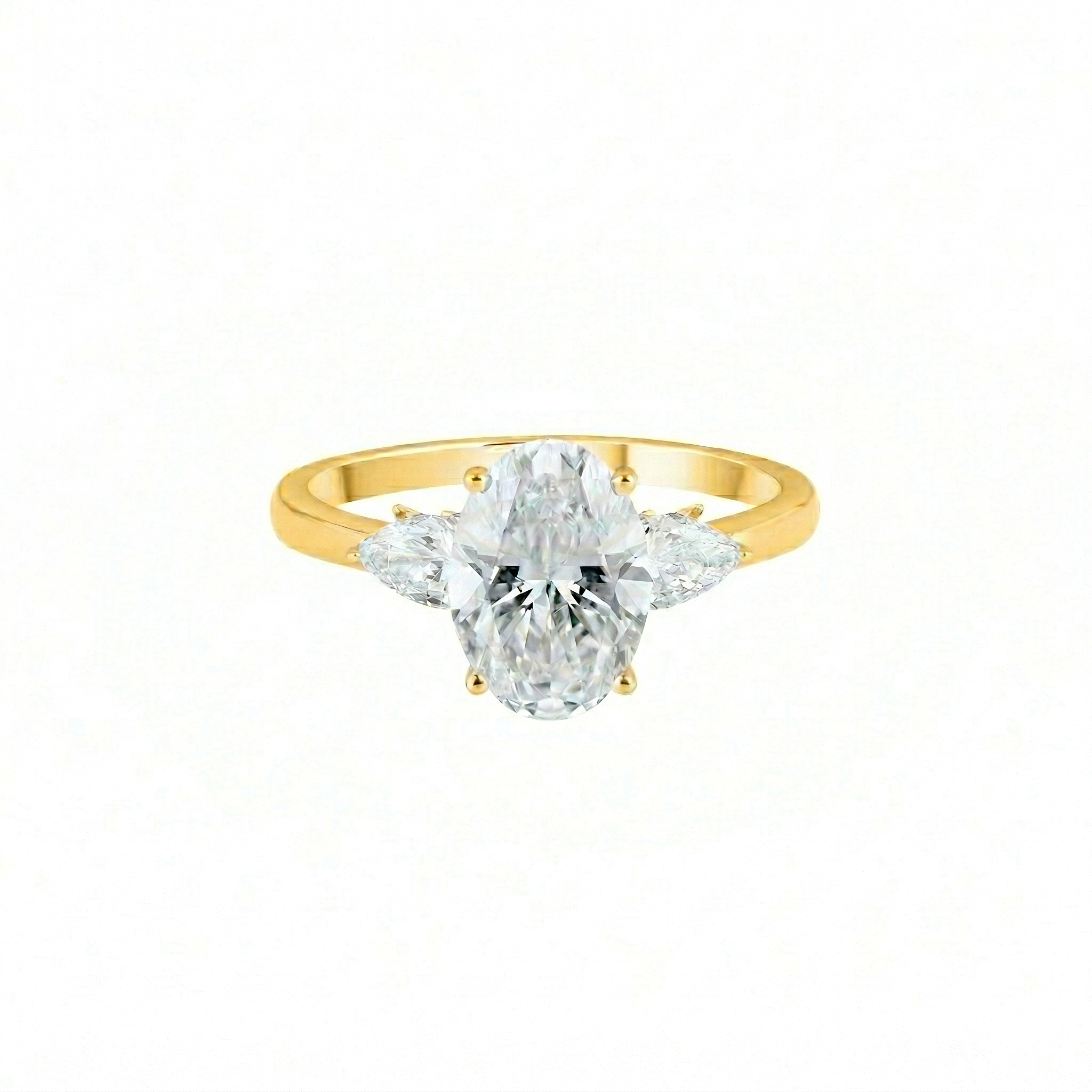 The Majestic Oval Trilogy Ring