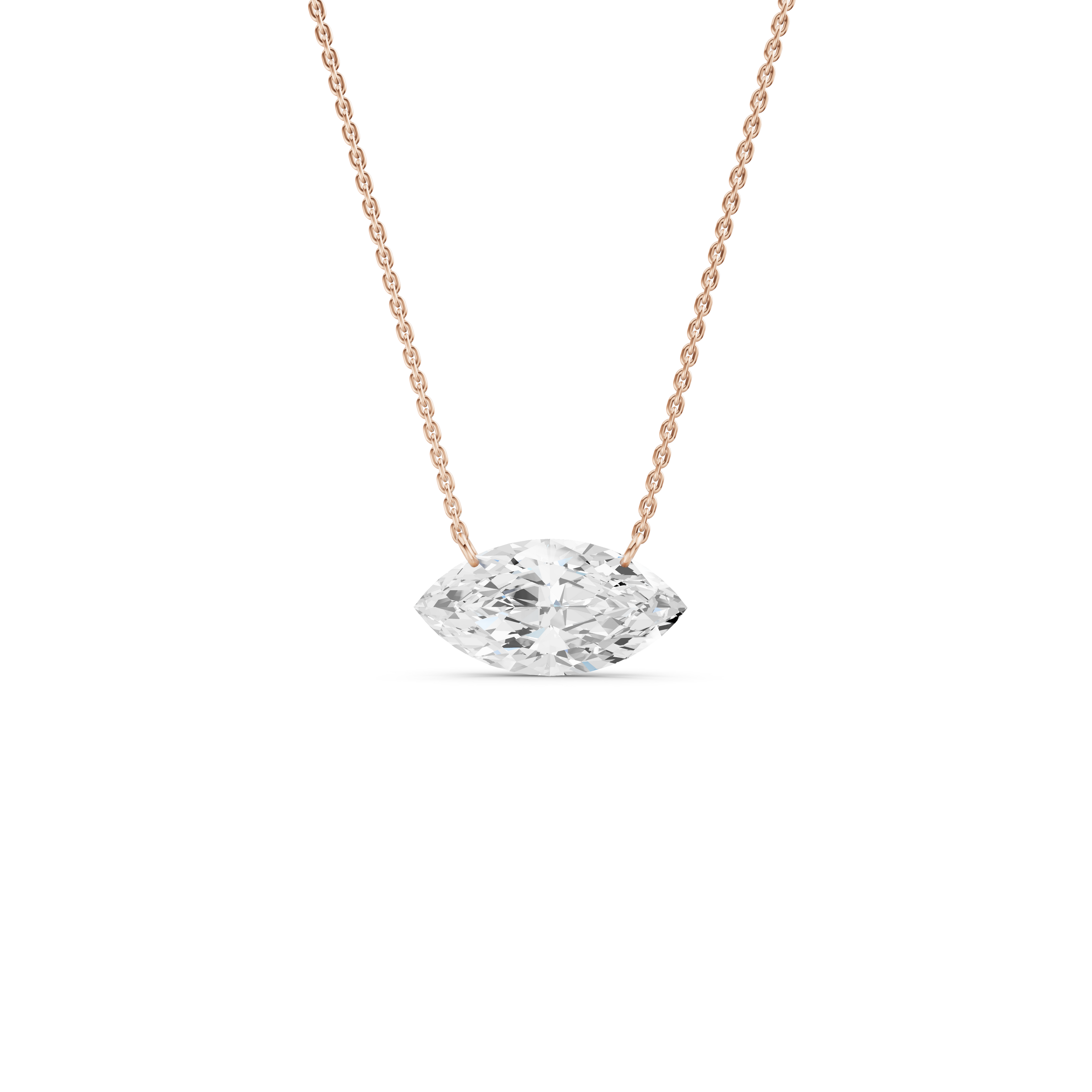 The Horizon Marquise East-West Pendant