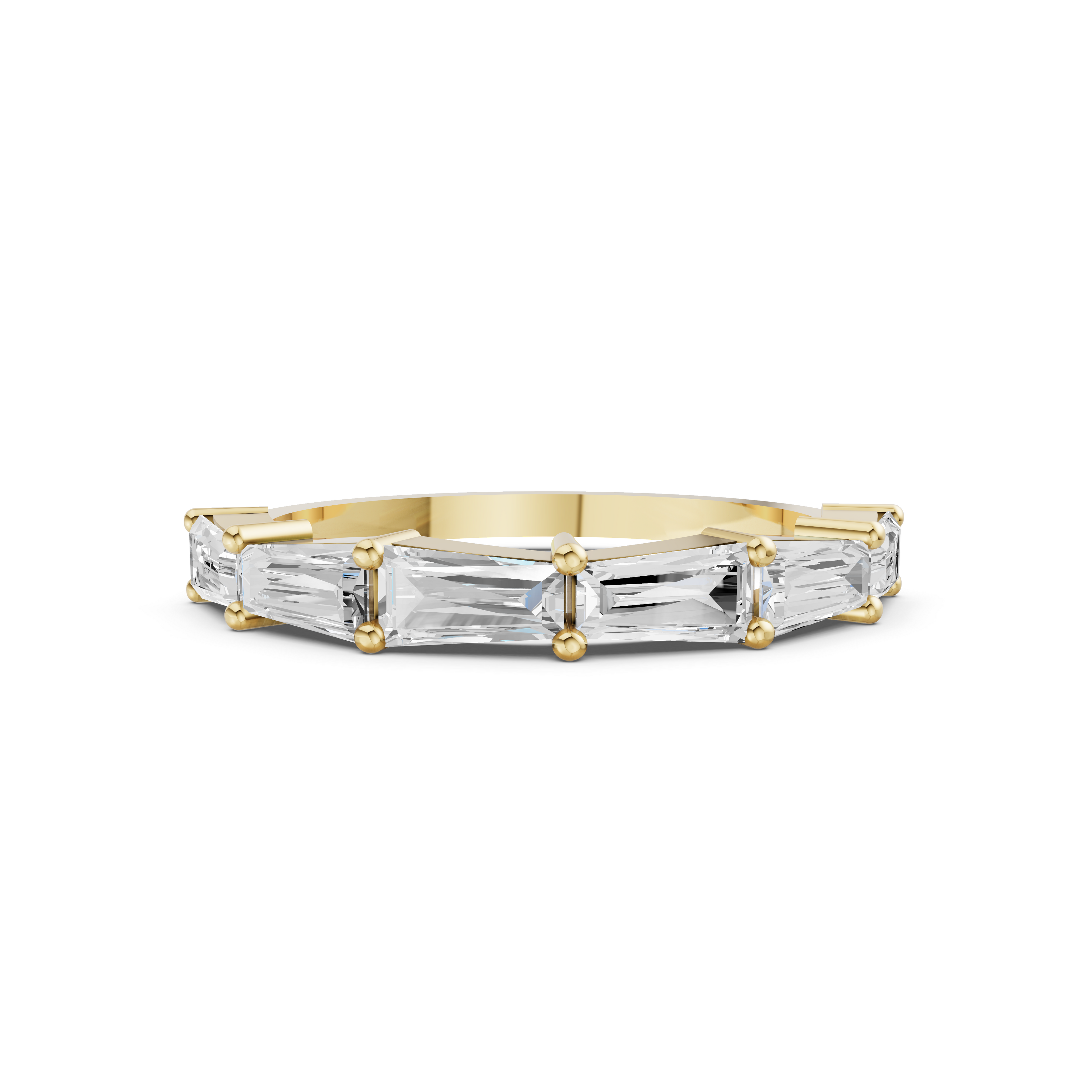 Tapered Half-Eternity Band