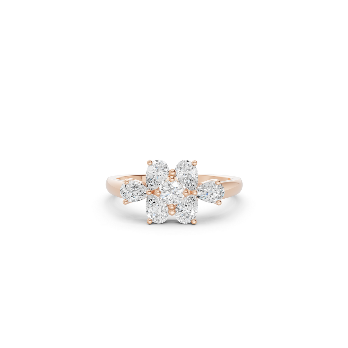 Floral Cluster Ring