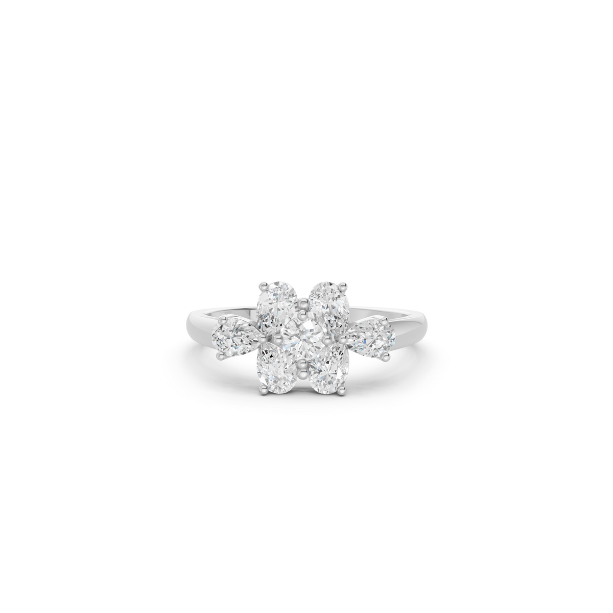 Floral Cluster Ring