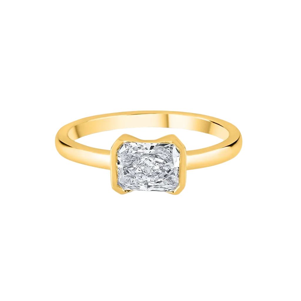 The Horizon Radiant Bezel Ring