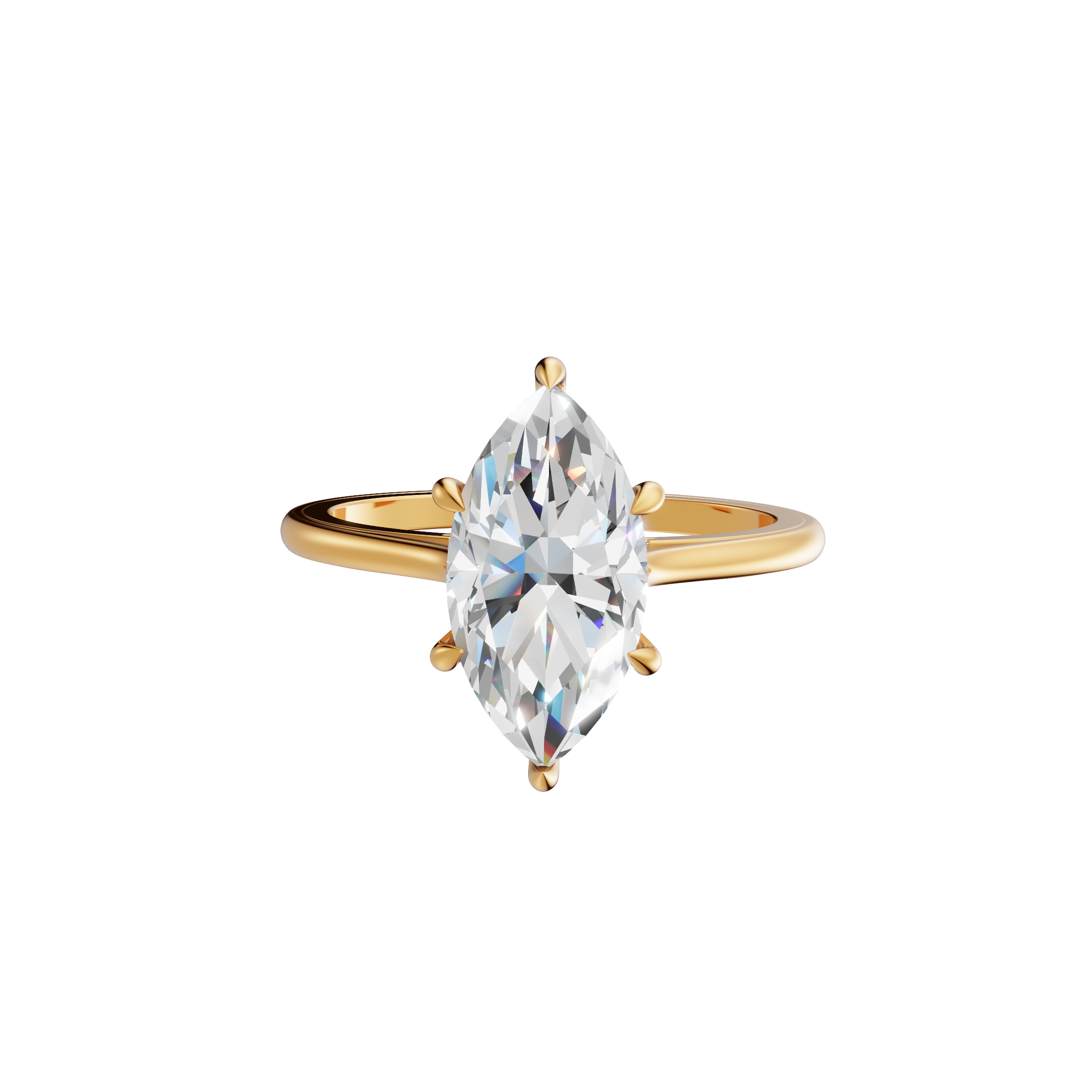 The Marquise Monarch Solitaire Ring